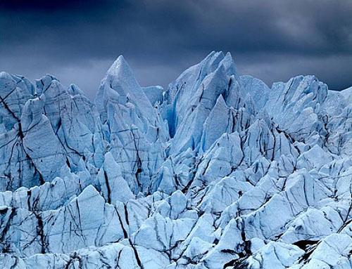 Alaska Glacier with Climber<br/>40 x 50<br/>