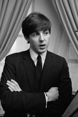 Paul McCartney, Plaza Hotel, NYC, Feb 7, 1964. Copyright Bill Eppridge<br/>