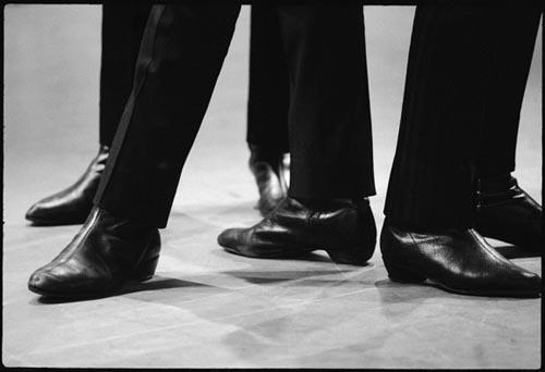 Beatles' Boots, Ed Sullivan Theater, Feb 8, 1964. Copyright Bill Eppridge<br/>