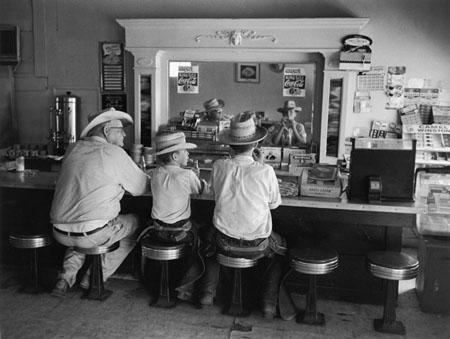 Arnolds, Cafe, Lovelady, Texas, 1956 Gelatin Silver print