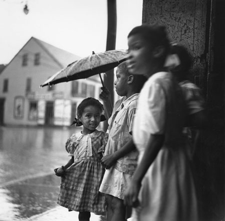 Rainy day in Fredricksburg, Virginia, 1948