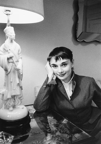 Photo: Audrey Hepburn, She was playing in Colette's Gelatin Silver print #1112