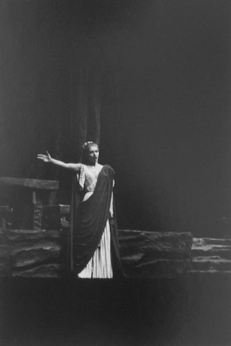 Maria Callas in role as Norma, Lyric Opera House, Chicago, 1954