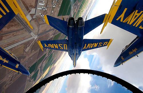 Blue Angels 360 Roll, 2003 Archival Pigment Print