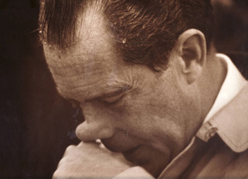 Richard Nixon on the campaign trail in 1968