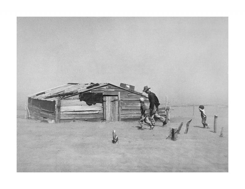 Dust Storm, Cimarron County, OK, 1936 Gelatin Silver print