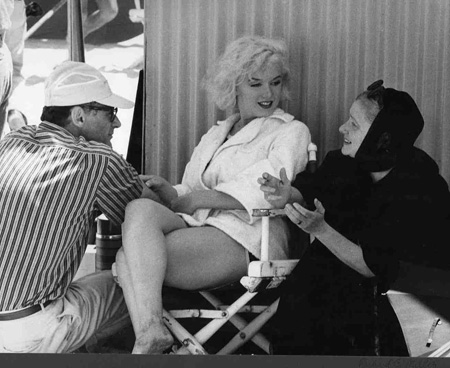 Arthur Miller, Marilyn Monroe, Lee Strassberg, 1957