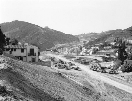 Freeway Construction, Cahuenga, 1953