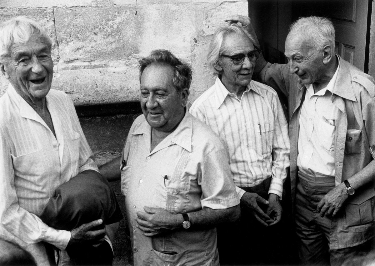 Lucien Clergue: Jean-Francois Lartigue, Aaron Siskind, Manuel Alvarez Bravo, AndrÃ© KertÃ©sz, Arles, 1976