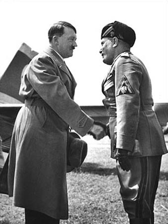 The First Meeting of Mussolini and Hitler,Venice, June 13,1934
