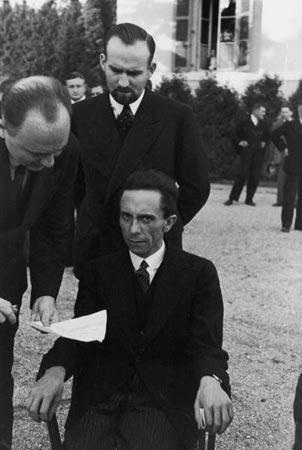 Dr. Joseph Goebbels, Geneva, September, 1933 Gelatin Silver print