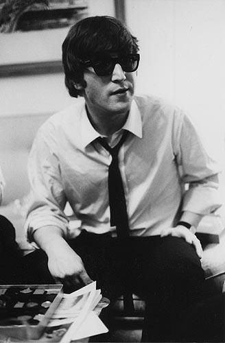 John Lennon at the Plaza, Feb. 7, 1964<br/>