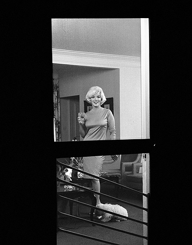 Eric Skipsey - Marilyn Monroe with pet 'Maf Honey' (a gift from Frank Sinatra) at the Beverly Hills Hotel, 1961