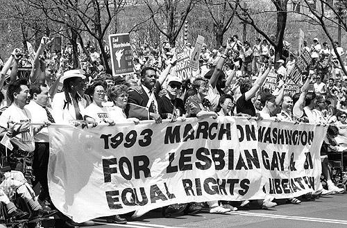 Equal Rights March, Washington, DC, 1993<br/>