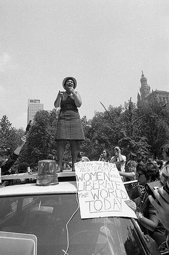 Women's Liberation March, Bella Abzug, New York, 1970<br/>