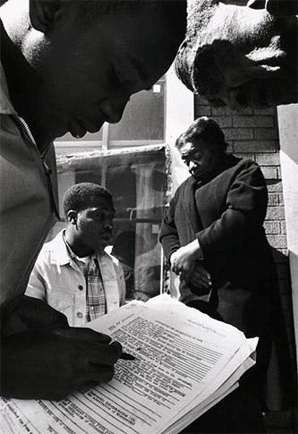 Photo: Voter Registration, 1963 Gelatin Silver print #1613