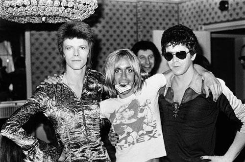 David Bowie, Iggy Pop, Lou Reed, London, 1972<br/>