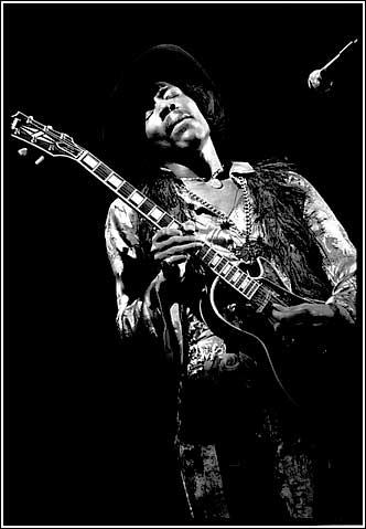 Jimi Hendrix, Fillmore East Gelatin Silver print