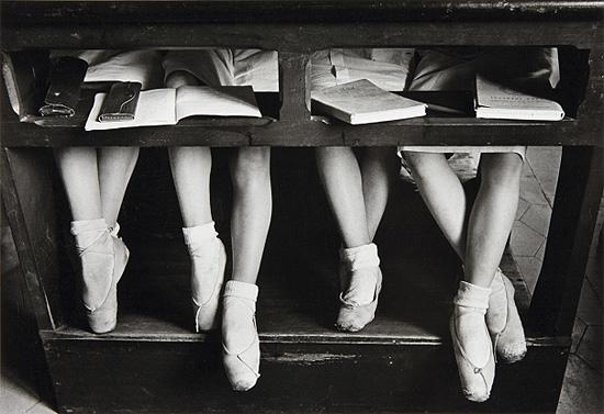 Lesson at La Scala's Ballet School, Milan, Italy, 1934 Gelatin Silver print