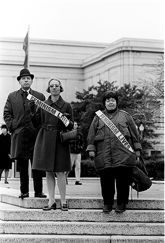 Feminists at a rally, Washington, DC, 1968