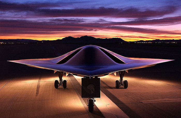 Future of Flying:  X-47A Pegasus Drone, China Lake, NAWS, 2003