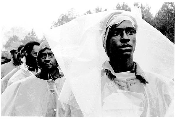 Selma Marchers in Rain, 1965