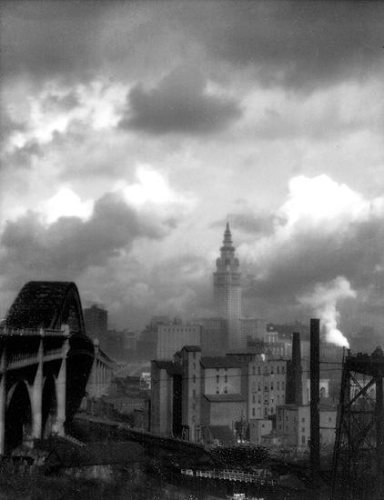 Terminal Tower, Cleveland, OH 1928 Gelatin Silver print