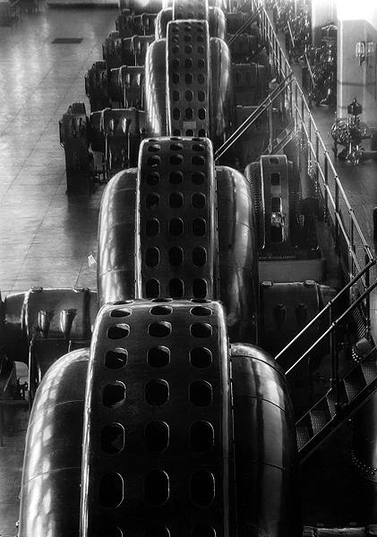 Hydro-Generators, Niagara Falls Power Co, Niagara Falls, NY, 1928 Gelatin Silver print