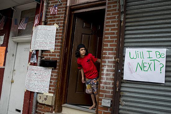 "Will I Be Next", site of Eric Garner killing, New York, 2014<br/>