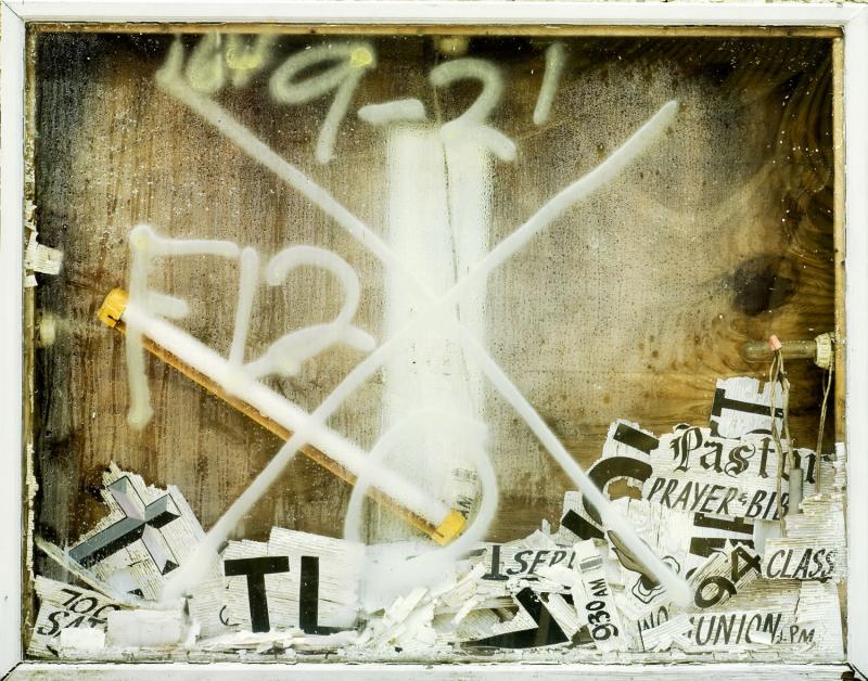 Hurricane Katrina: Bible Box<br/>Please contact Gallery for sizes<br/>Please contact Gallery for price