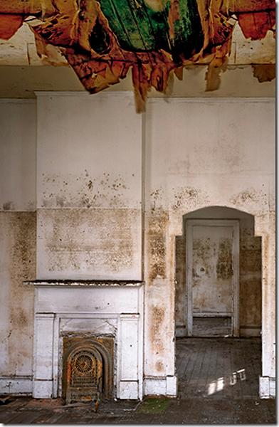 Hurricane Katrina: Interior Fireplace<br/>