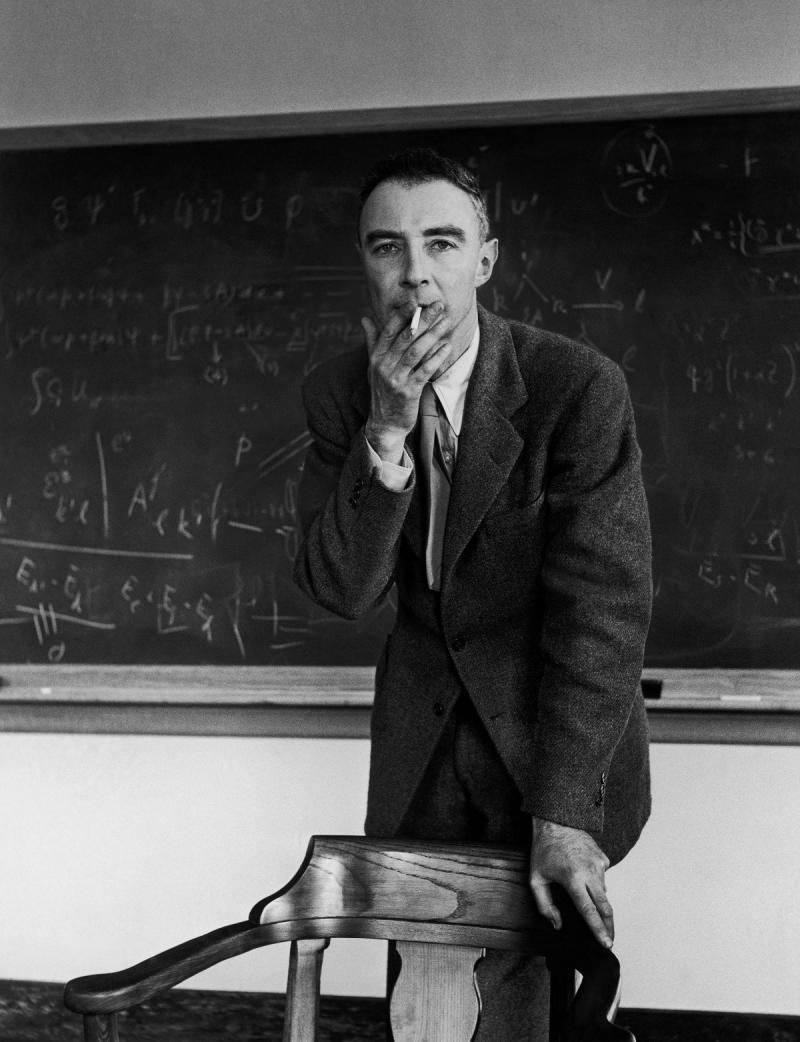 Photo: J. Robert Oppenheimer, Princeton, New Jersey, 1947 Gelatin Silver print #1970