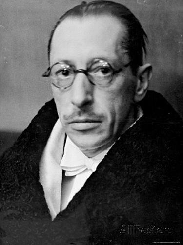 Russian Composer Igor Stravinsky Gelatin Silver print
