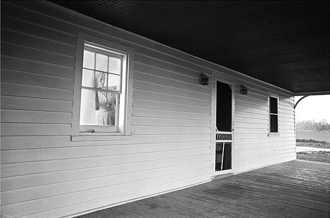 Mildred Loving at window, 1965