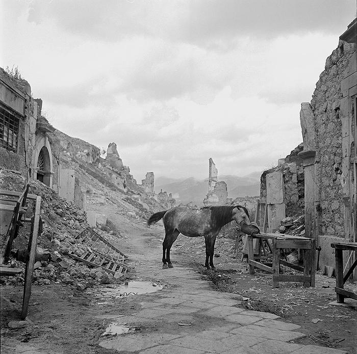 The ruins of Cassino, Italy 1946<br/>