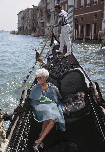 Peggy Guggenheim, Venice, Italy, 1968 35mm Color Digital Baryta