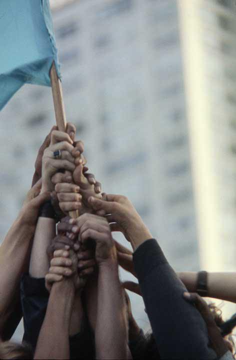 Hands on Flagpole, 1968<br/>