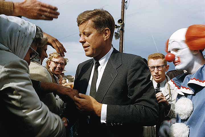 John F. Kennedy Unguarded, Cleveland, OH, 1960<br/>
