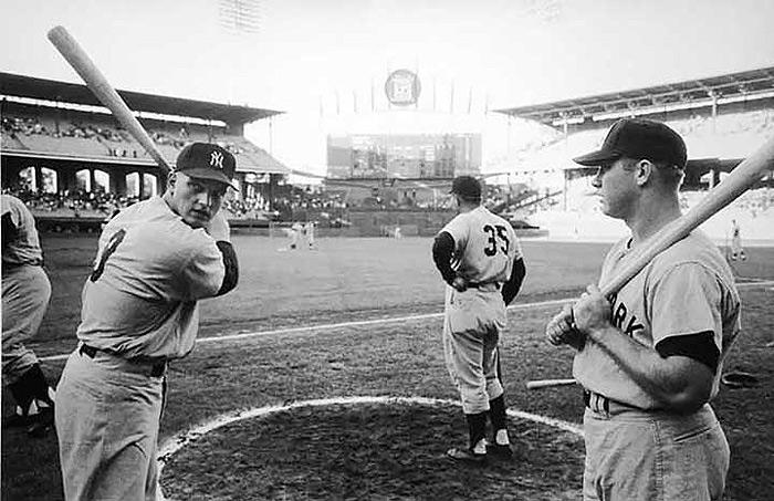 Roger Maris and Mickey Mantle, 1961<br/>