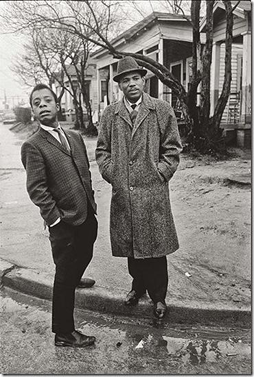 James Baldwin with activist James Meredith, Jackson, Mississippi, in 1963, a year after Meredith became the first African American    student admitted to the University of Mississippi<br/>