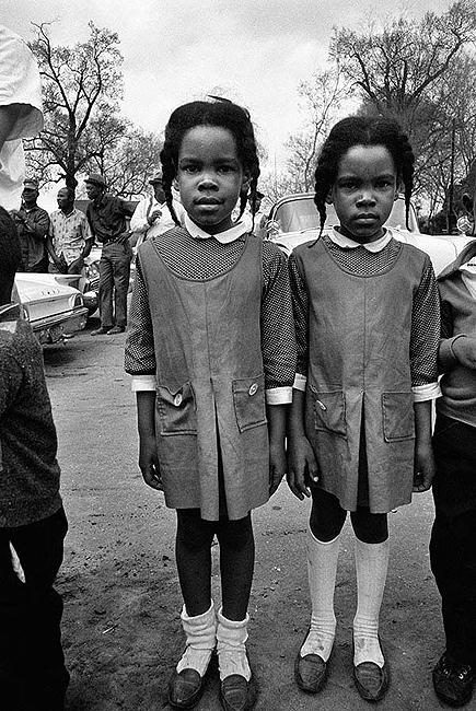 Twins Watching the Selma March, 1965