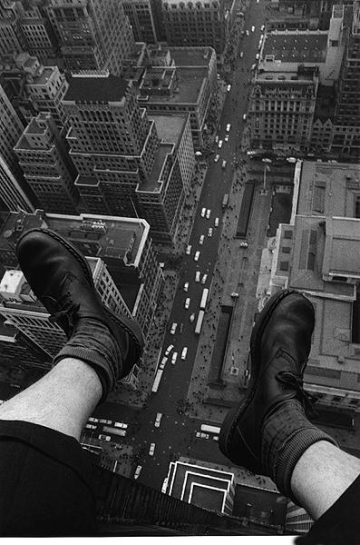 The Suicide's View, New York, 1954 (Pigeon Man) Archival Pigment Print