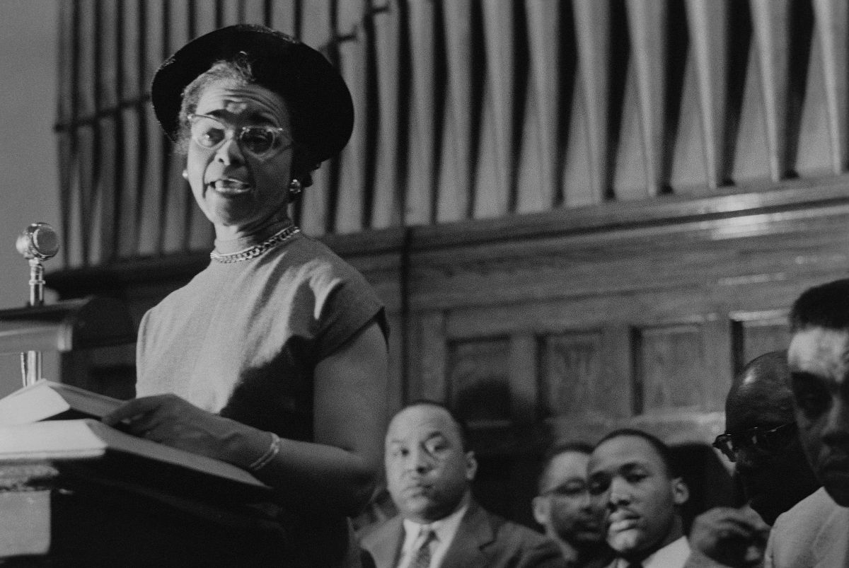 Rosa Parks, Dexter Avenue Baptist Church, December, 1955