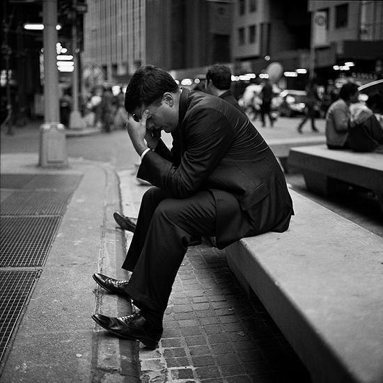 The first days of the financial crisis, 2008, New York City<br/>