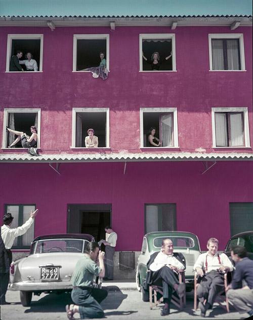 Extra on the set of "8 1/2", Lazio, Italy, 1962 Archival Pigment Print