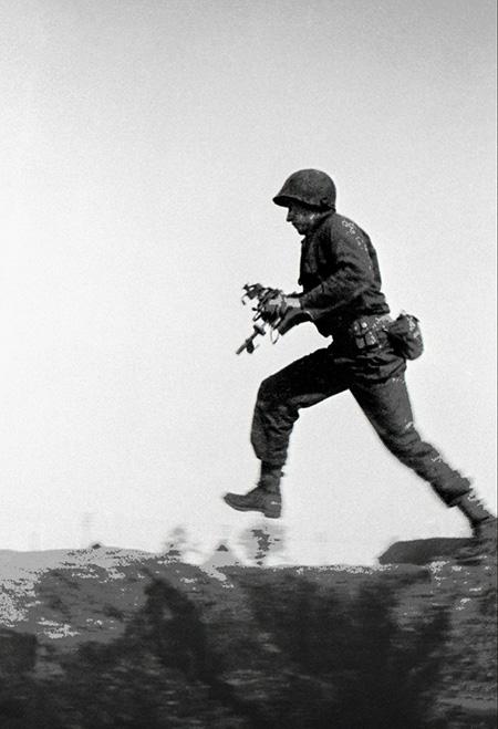 Machine Gun Fire, Germany, March, 1945<br/>