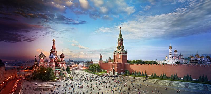 Red Square, Moscow, Day To Night, 2016<br/><br/>