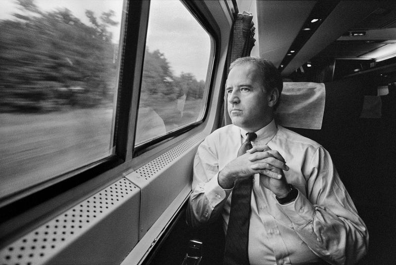Joe Biden Commutes, September, 1988<br/>Please contact Gallery for price