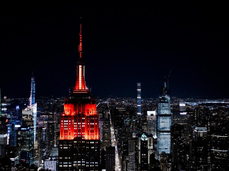 The Empire State Building, New York, April, 2020<br/><br/>Please contact Gallery for price