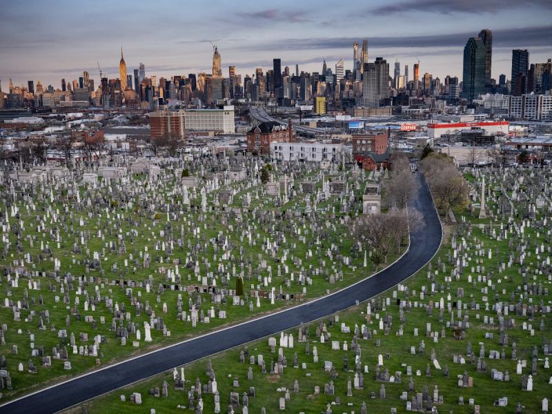 Calvary Cemetery, New York, April, 2020<br/>Please contact Gallery for price